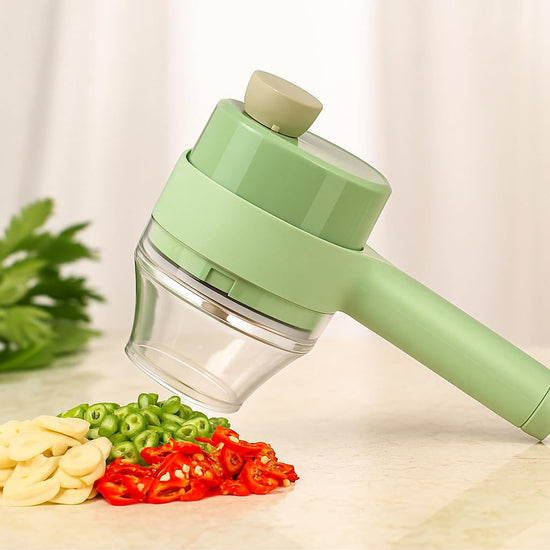 4 in 1 Portable Electric Vegetable Cutter Set