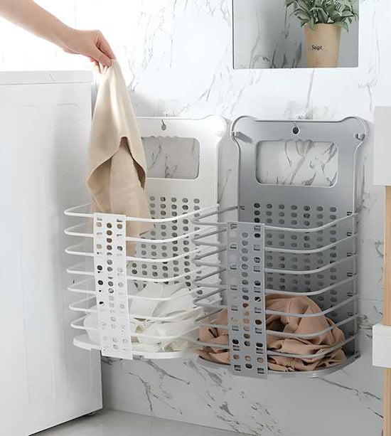 Plastic Multipurpose Hanging Laundry Basket (Pack of 1)